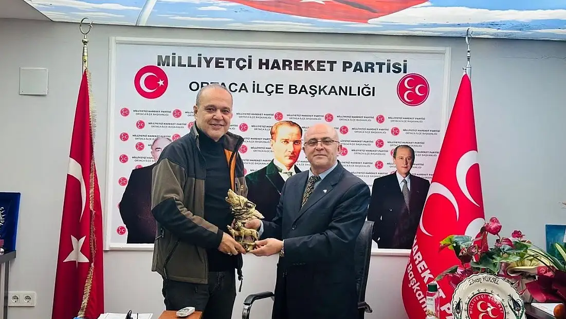 Eski Ortaca Belediye Başkanı Uzundemir MHP Ortaca İlçe Başkanı Yüksel’i ziyaret etti