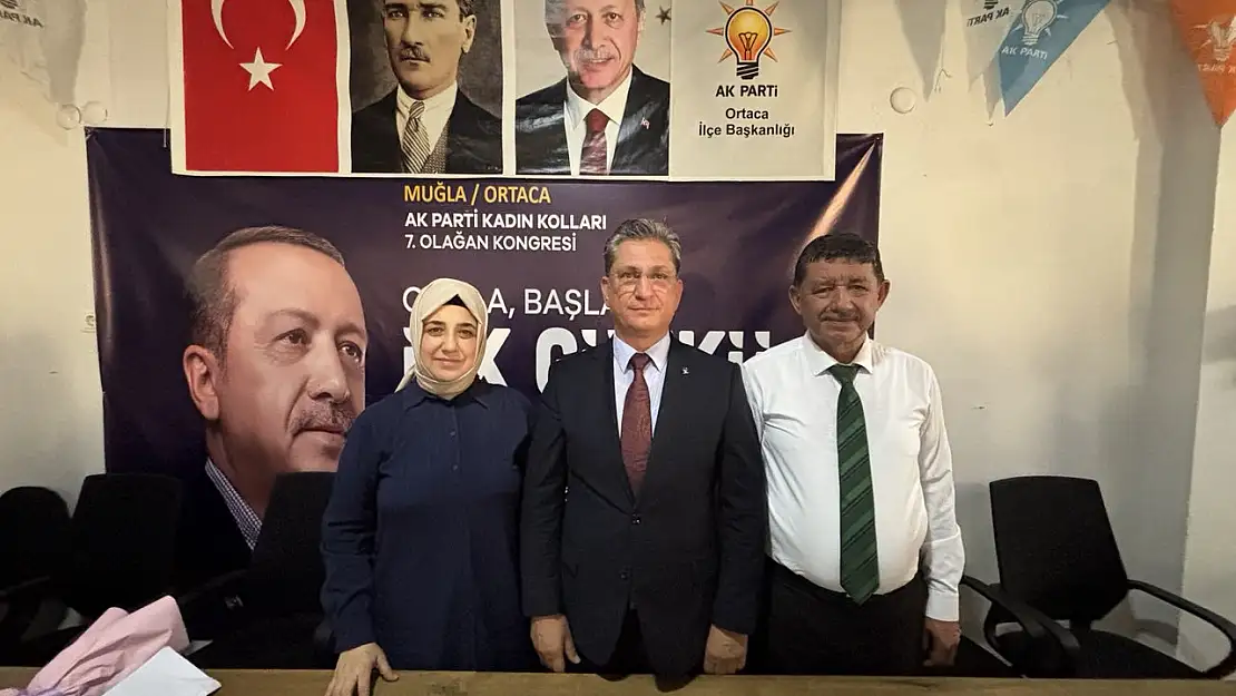 AK Parti Ortaca'da devir teslim! Emel Atabey koltuğunu Bayram Çengel'e devretti