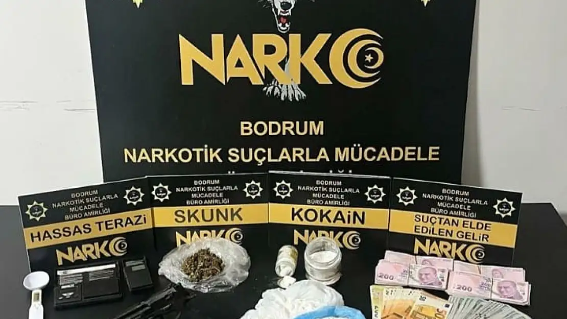 Avrupa'dan Bodrum'a gerçekleştirilen uyuşturucu sevkiyatına darbe: 9 gözaltı
