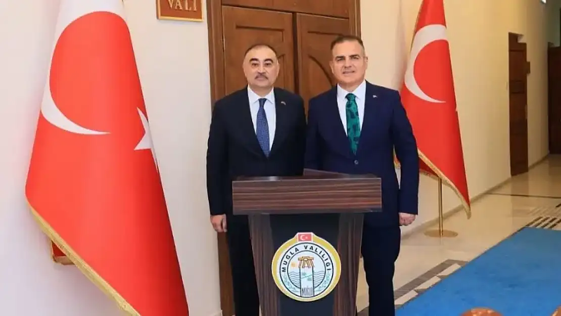 Azerbaycan Büyükelçisi Mammadov'dan Vali Akbıyık'ı ziyaret etti