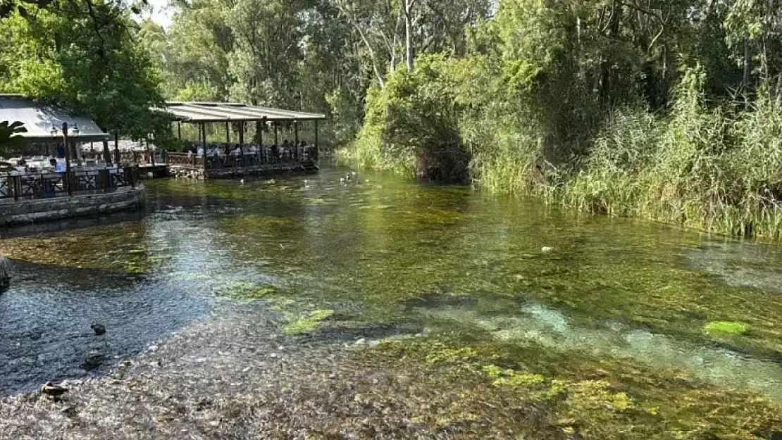 Azmak Nehri'nde kuraklık tehlikesi! Su seviyesinde şok düşüş!