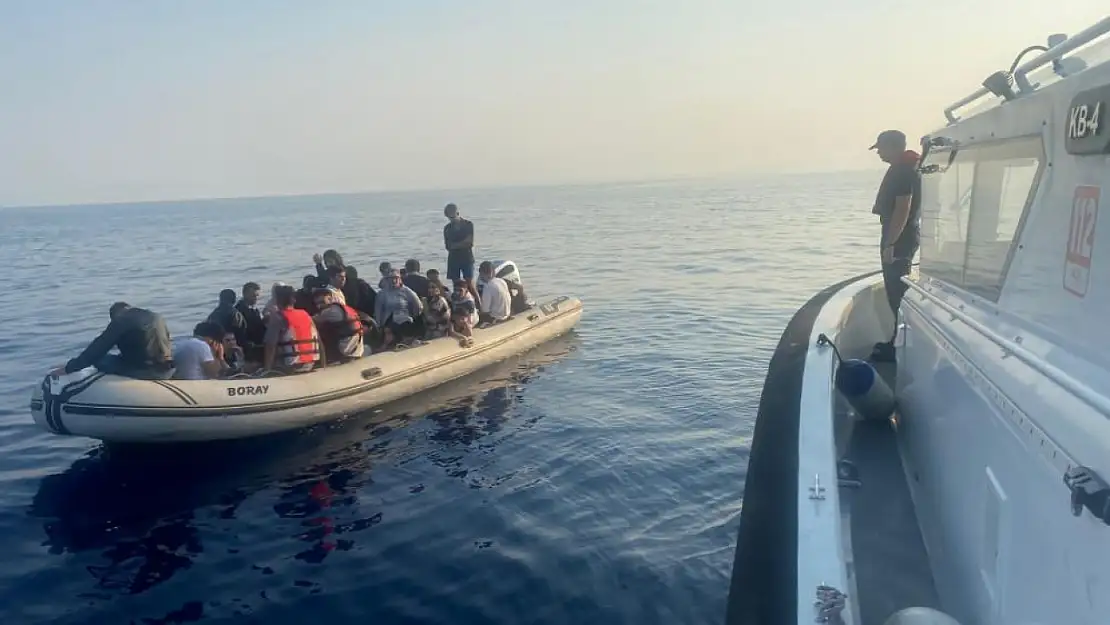 Bodrum açıklarında 37 düzensiz göçmen kurtarıldı!