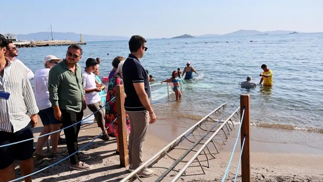 Bodrum Belediyesi Engelsiz Plaj projesini hayata geçirdi