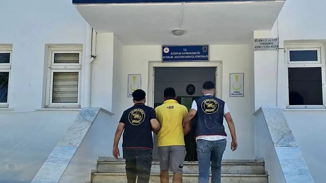 Bodrum'da 16 yıl hapis cezası bulunan kişi yakalandı