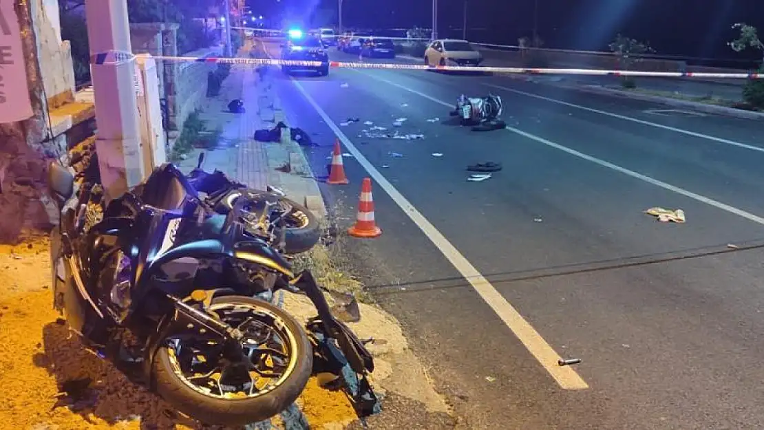Bodrum'da kaza: Motosikletler çarpıştı, 2 kişi hayatını kaybetti