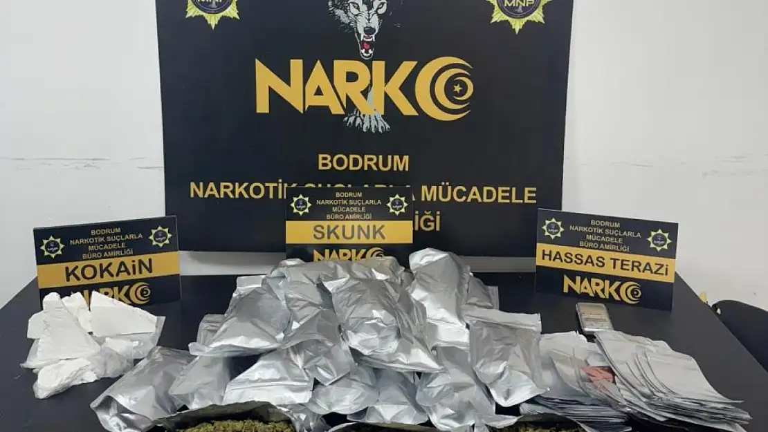 Bodrum'da yasaklı madde operasyonu: 1 tutuklu