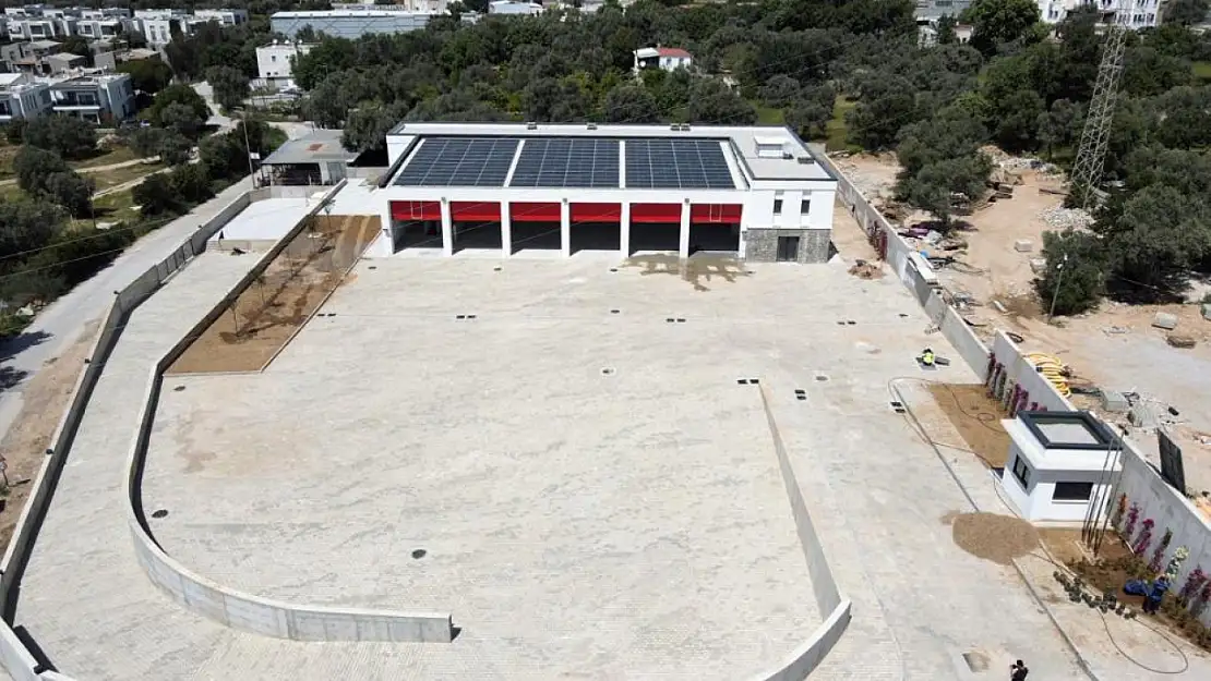 Bodrum itfaiye binasının yapımı tamamalan