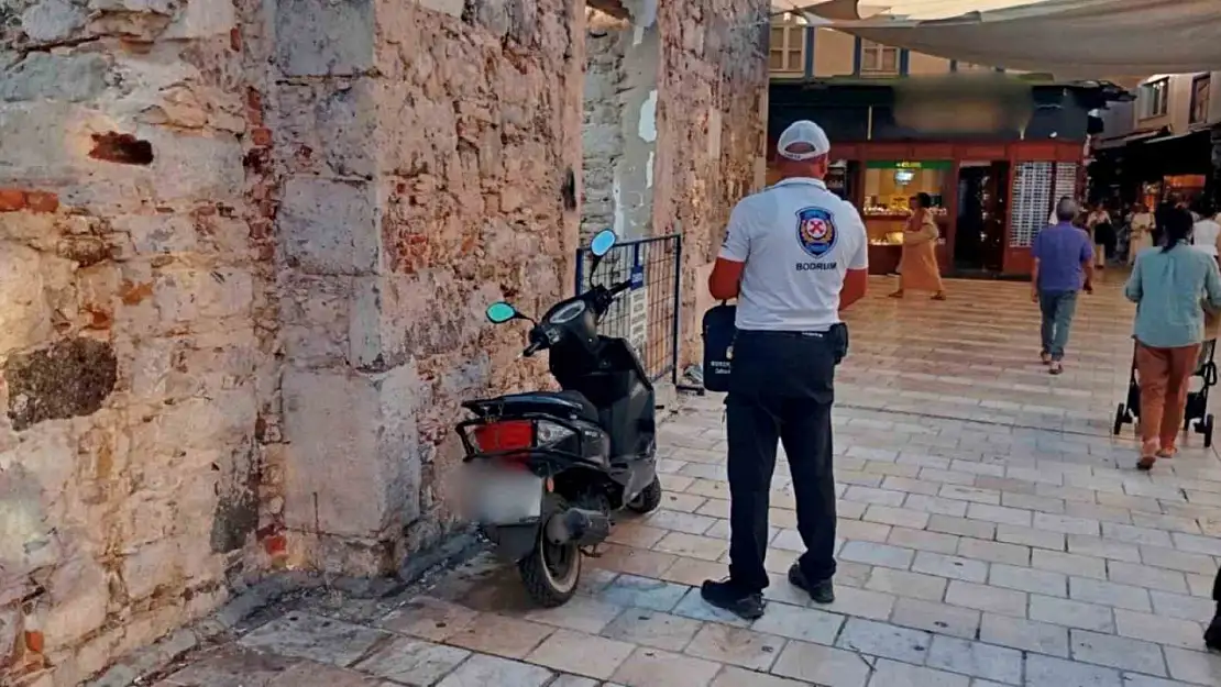 Bodrum Zabıtası'ndan scooter ve motosiklet denetimi!