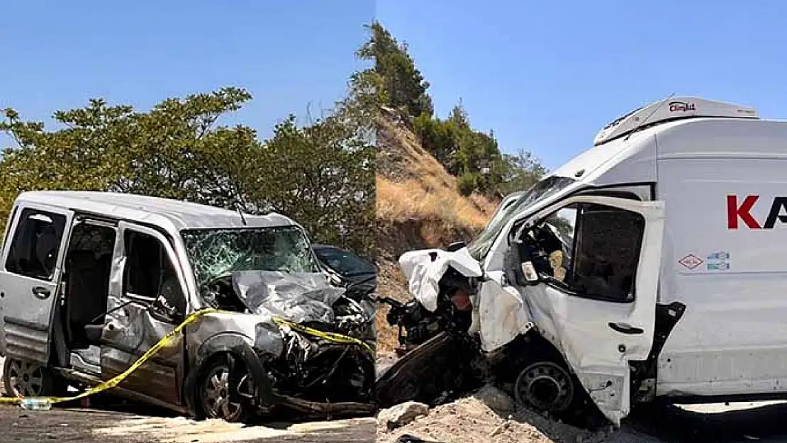 Burdur - Fethiye yolunda iki araç çarpıştı: 1 ölü, 6 yaralı