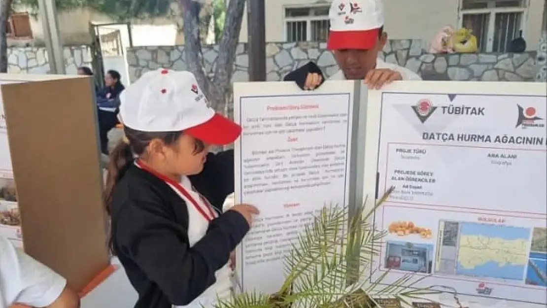 Datça'da bilim fuarı kuruldu