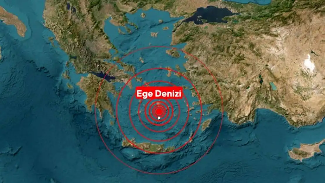 Ege Denizi'nde şiddetli deprem!