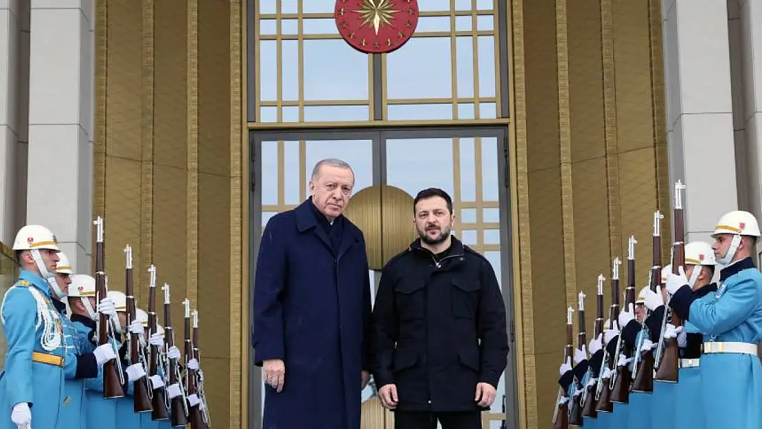 Erdoğan, Zelenskiy ile bir araya geldi