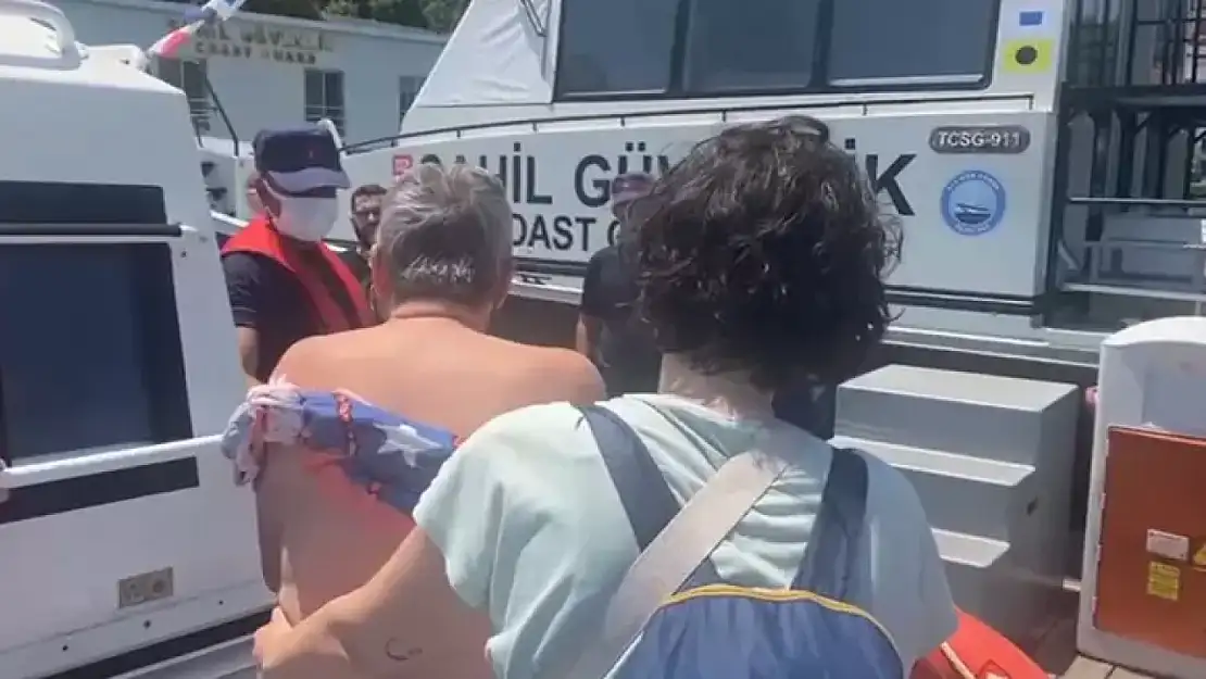 Fethiye açıklarında yaralanan vatandaş tahliye edildi