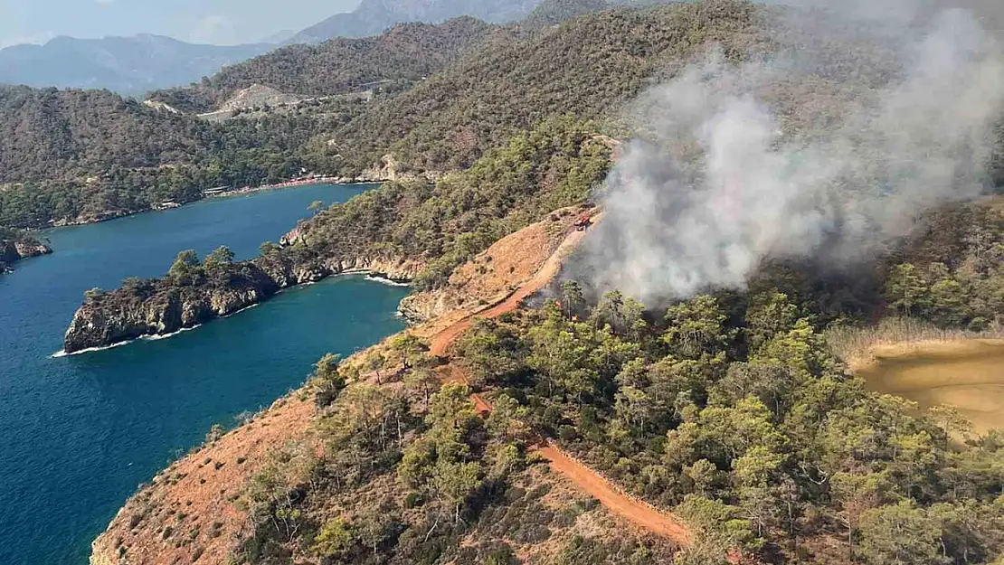 Fethiye Katrancı Koyu yangını kontrol altında!