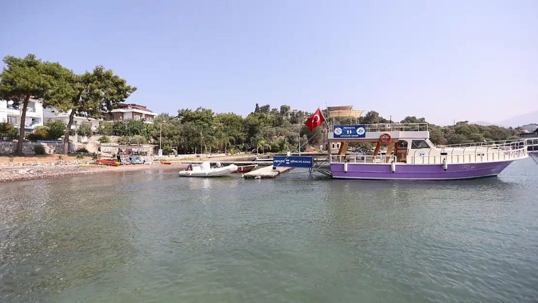 Fethiye-Şövalye Adası yolcu motoru seferleri başladı