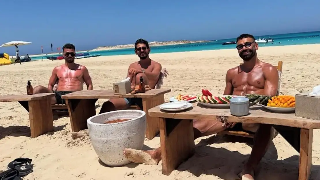 Gol kralı Salah tatil için Bodrum'u seçti!