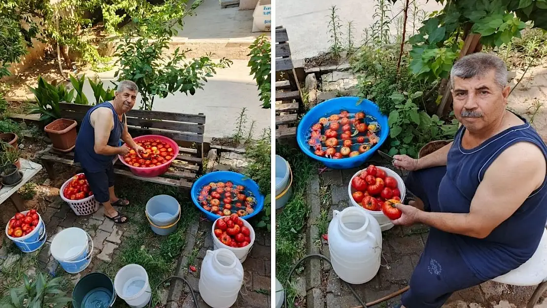 Havalar erken ısındı salça hazırlıkları başladı