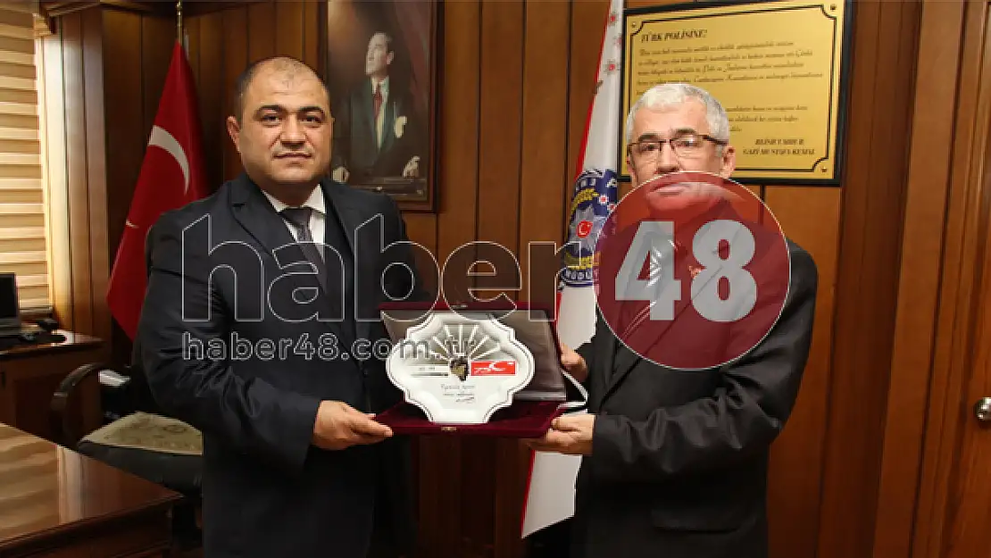 ŞEHİT AİLELERİ DERNEĞİ'NDEN MUĞLA EMNİYET MÜDÜRÜ'NE TEŞEKKÜR ZİYARETİ