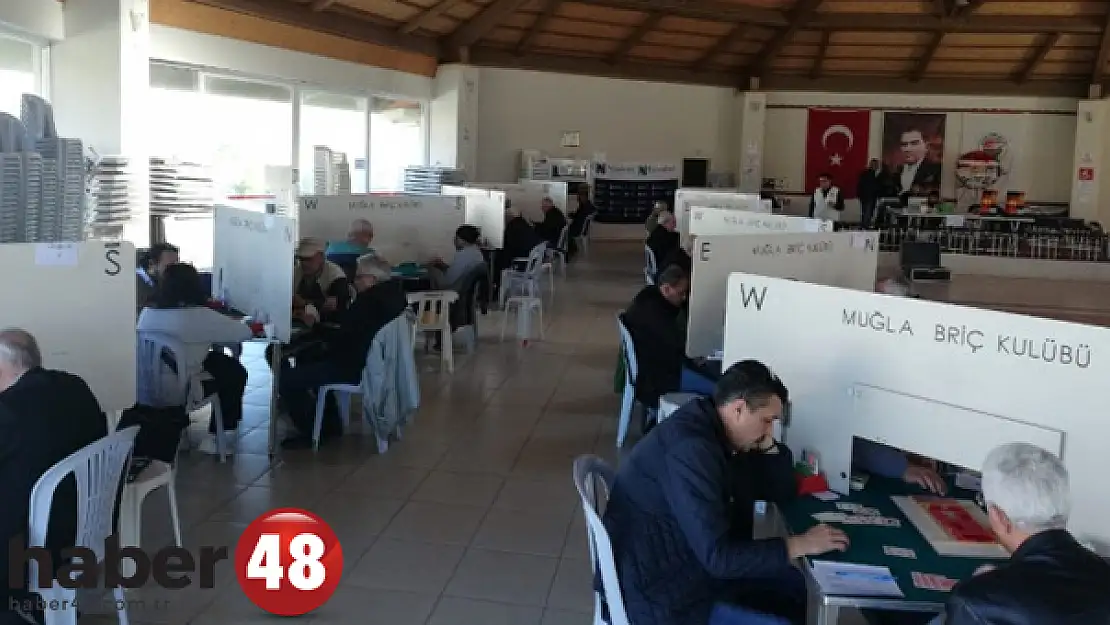 Dalaman'da Briç Turnuvası Yapıldı