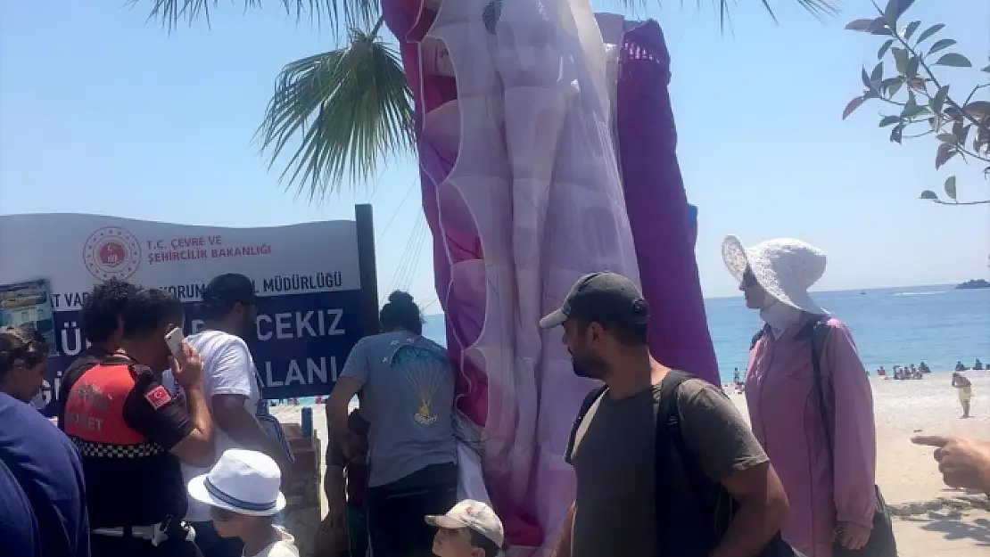 YAMAÇ PARAŞÜTÜ KAZAYLA BİTTİ
