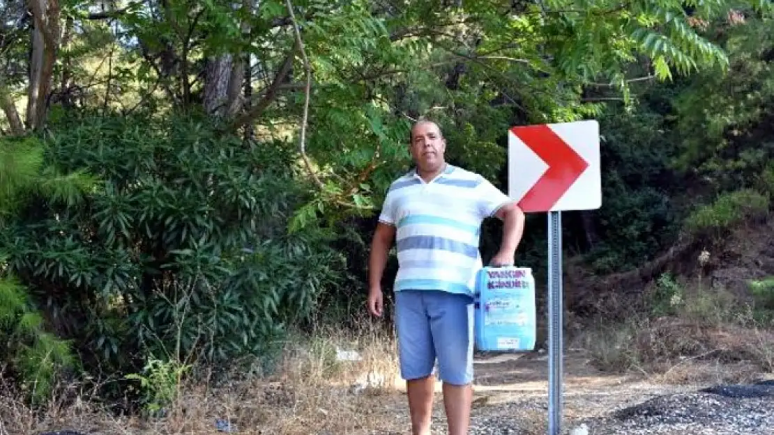 MARMARİS'TE ESNAFTAN ORMAN YANGINLARINA BİDONLU ÖNLEM