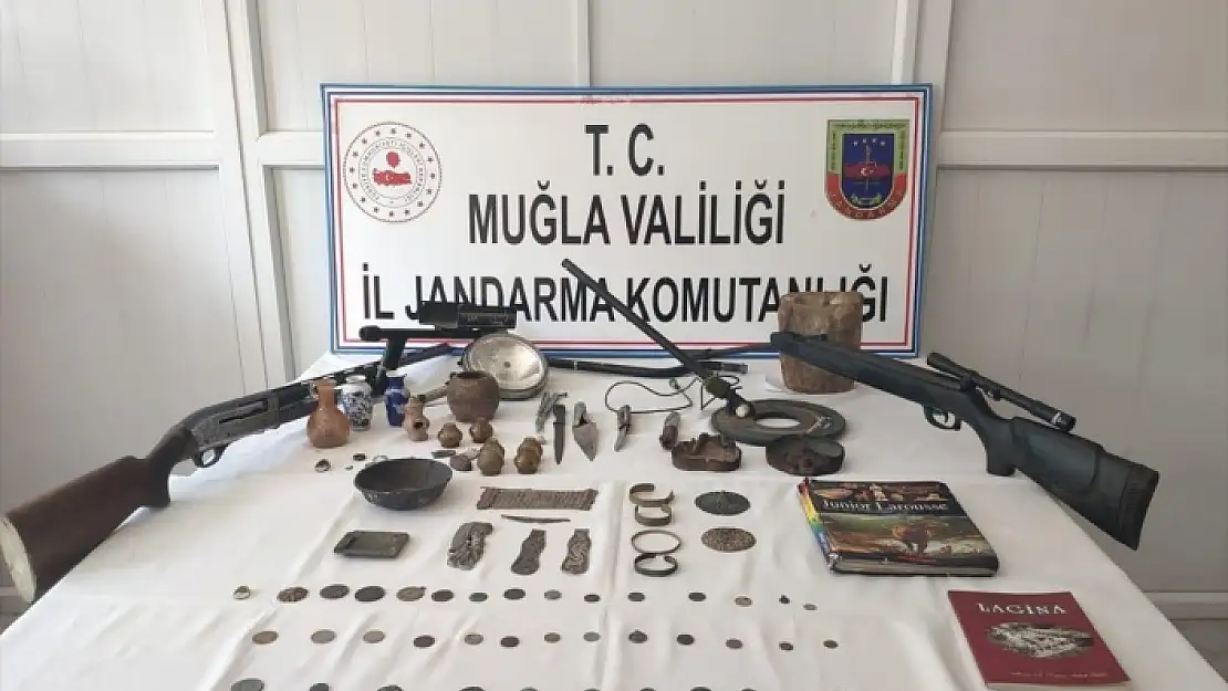 MUĞLA'DA TARİHİ ESER KAÇAKÇILIĞI OPERASYONU