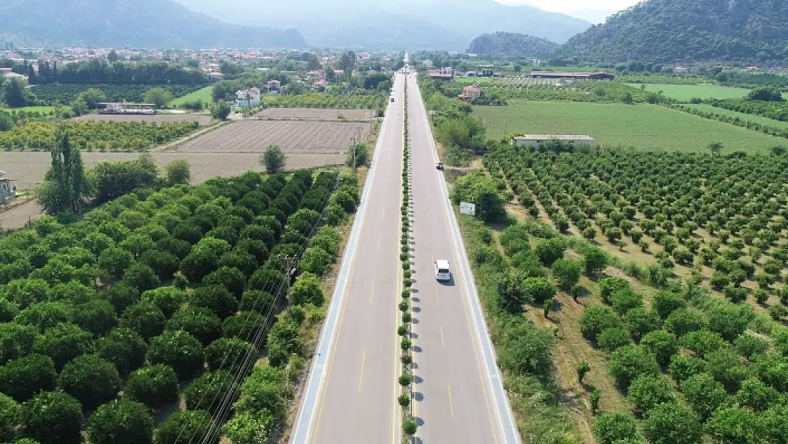 ORTACA DALYAN YOLU ÇALIŞMALARI TAMAMLANDI
