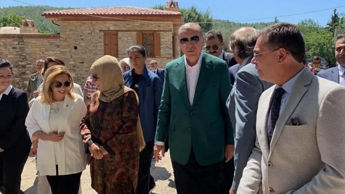 CUMHURBAŞKANI RECEP TAYYİP ERDOĞAN MUĞLA'NIN YATAĞAN İLÇESİNDE