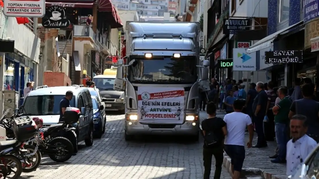 MUĞLA VE AYDIN'IN ŞAMPİYON BOĞALARI ARTVİN'DE