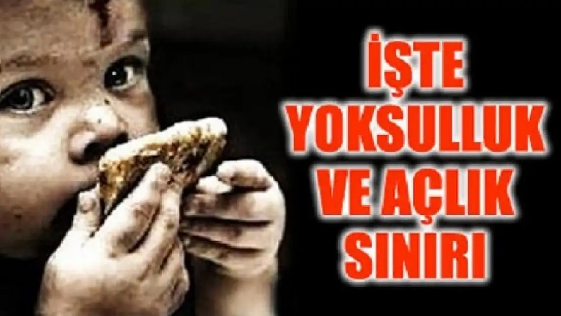 TÜRK-İŞ: AĞUSTOS'TA AÇLIK SINIRI 2059 YOKSULLUK SINIRI 6709 TL