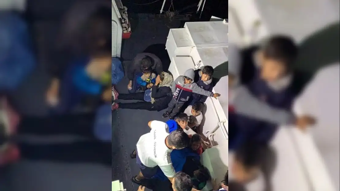 DATÇA'DA DENİZE AÇILMAK ÜZERE OLAN 37 KAÇAK GÖÇMEN YAKALANDI