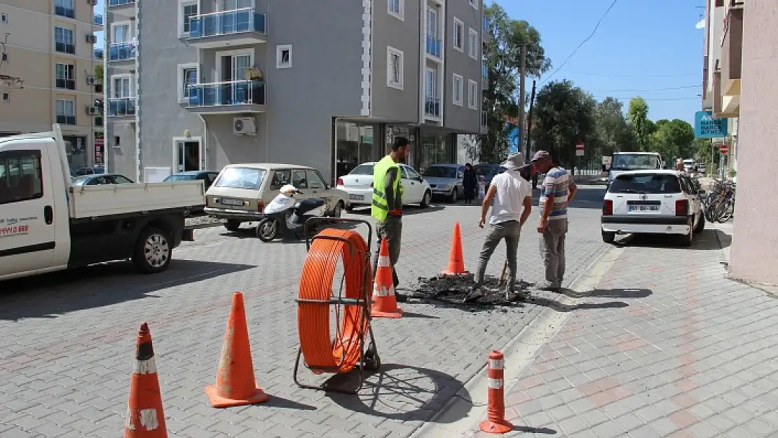 ORTACA'NIN İNTERNETİ FİBER ALT YAPIYA KAVUŞUYOR
