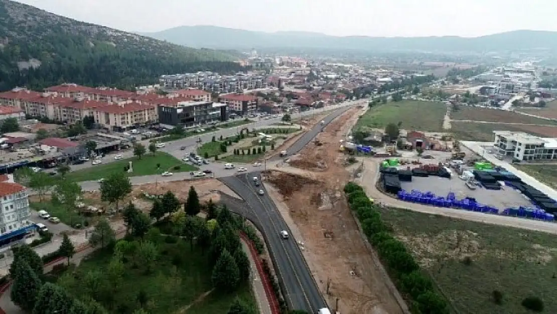 MENTEŞE KENTSEL TASARIM YOLU 2. ETAP ÇALIŞMALARI BİTMEK ÜZERE