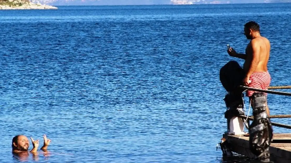 Bodrum'da Fırtına Sonrası Deniz Keyfi