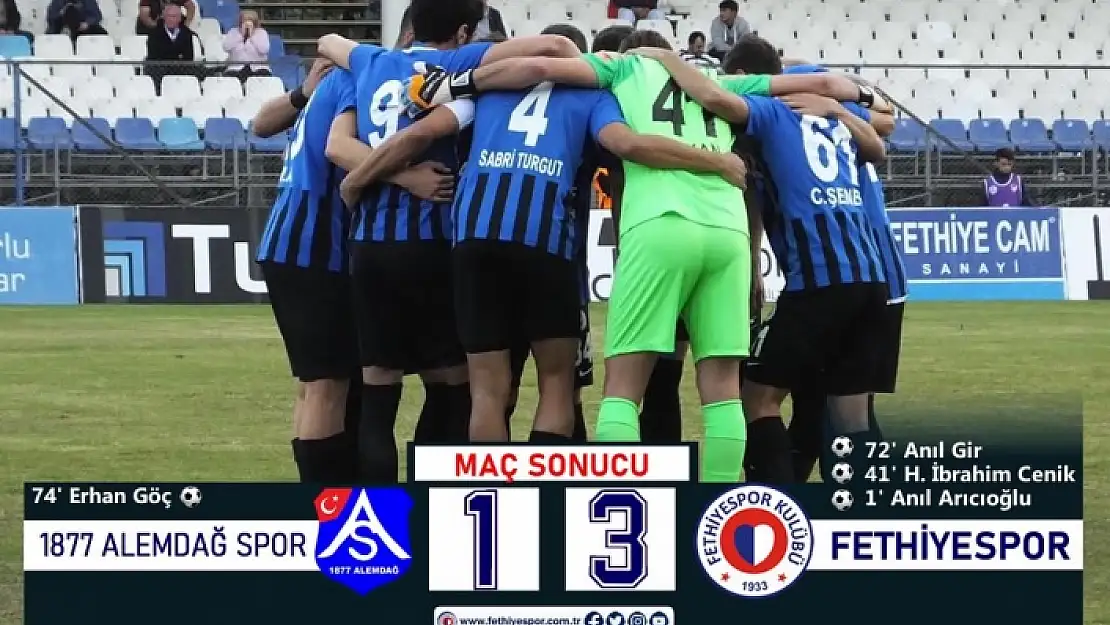 Fethiyespor Durdurulamıyor: 3 Gol 3 Puan!