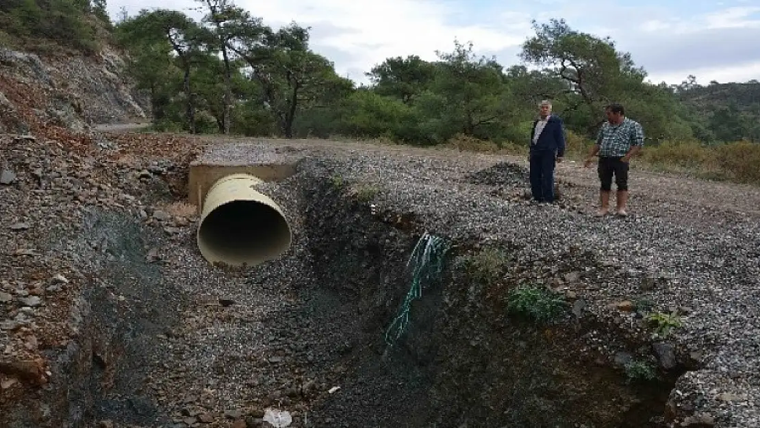 Ortaca'da Ölüme Davetiye Çıkaran Çalışmaya Tepki!