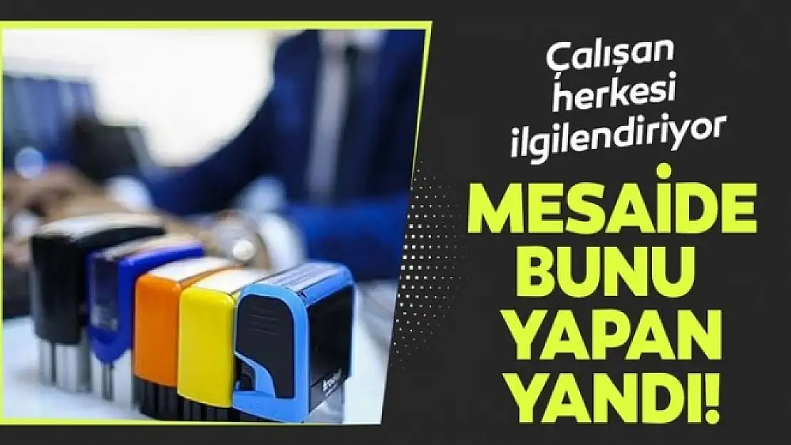 Aman Dikkat! Mesaide Bunu Yapan Yandı