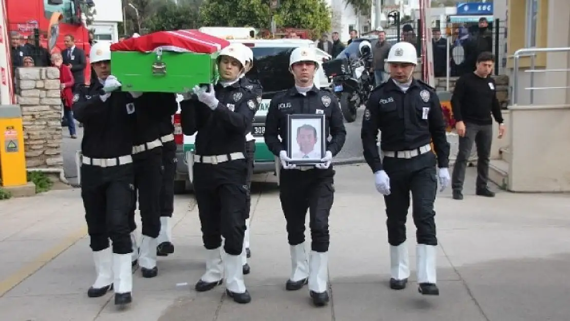 Bodrum'da Yaşamını Yitiren Polis Memuru Defnedildi