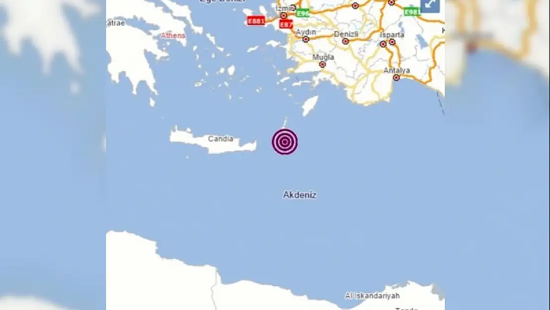 Datça'da Deprem!