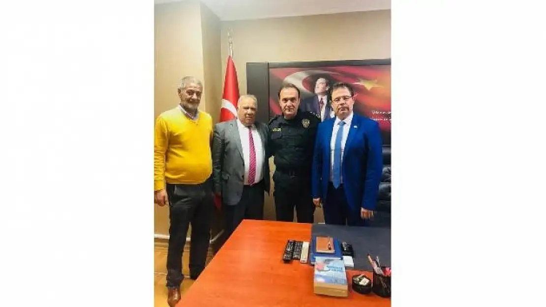 Milas Esnafı Emniyet Müdürü Akkaya'yı Ziyaret Etti