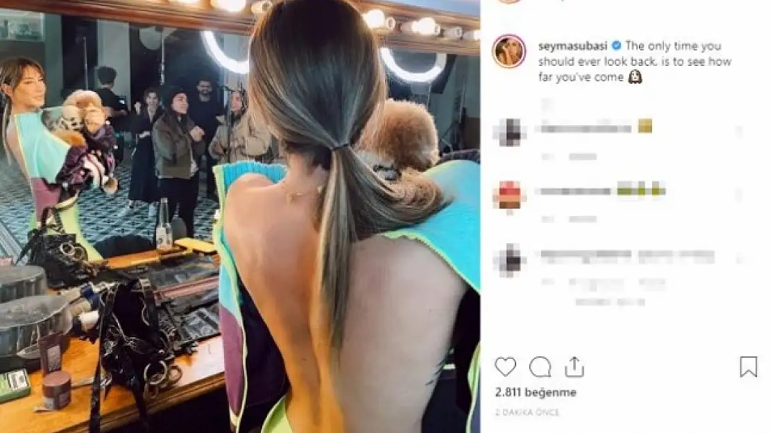 Şeyma Subaşı Üstsüz Pozunu Paylaştı
