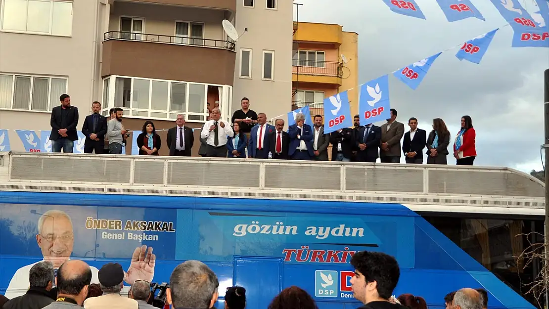 DSP GENEL BAŞKANI ÖNDER AKSAKAL, ORTACA'DAN DESTEK İSTEDİ