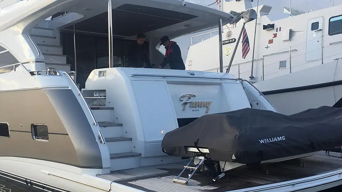 İSPANYA'DA ÇALINAN LÜKS MOTORYAT MUĞLA'DA BULUNDU