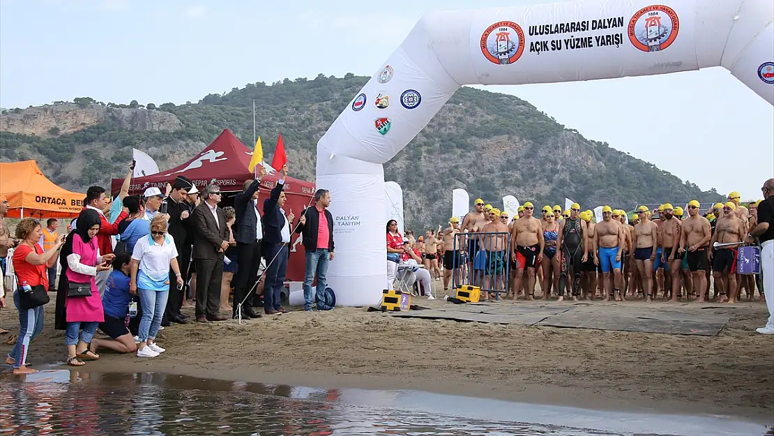 4. ULUSLARARASI DALYAN AÇIK SU YÜZME YARIŞI TAMAMLANDI