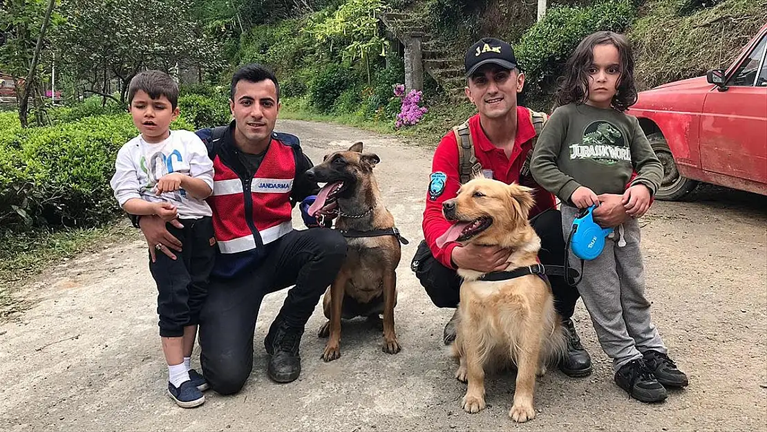 RİZE'DE KAYBOLAN ÇOCUKLAR BİRBİRİNE SARILMIŞ HALDE BULUNDU