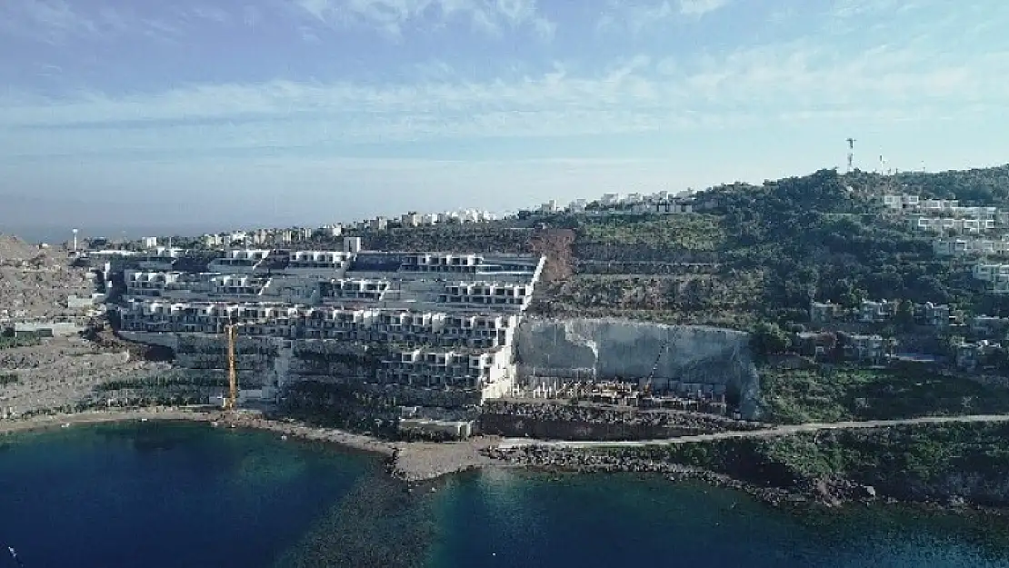 Bodrum'da Yıkım Kararı Verilen Kaçak Yapıların 2.Etabı İnşa Ediliyor