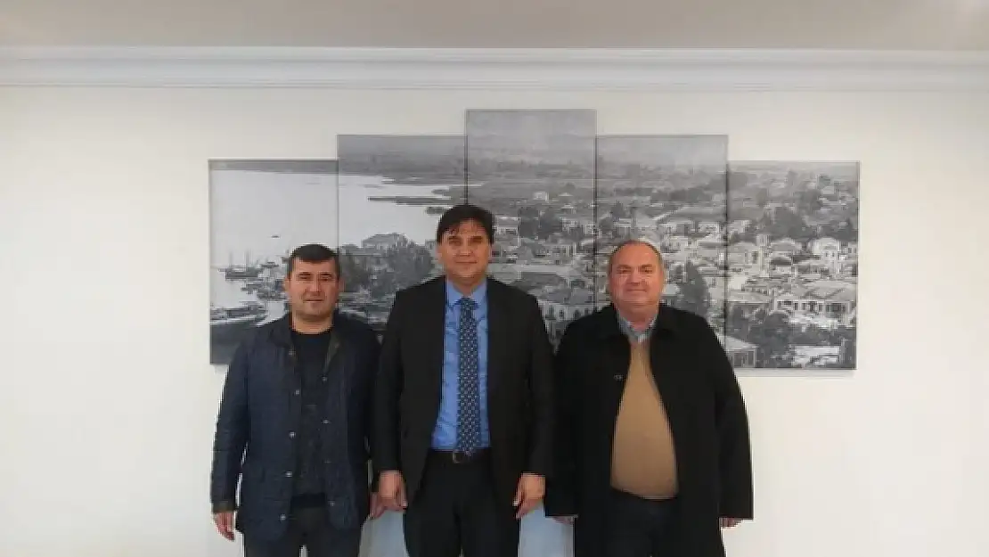CHP'li İlçe Başkanları Alim Karaca'yı Ziyaret Etti