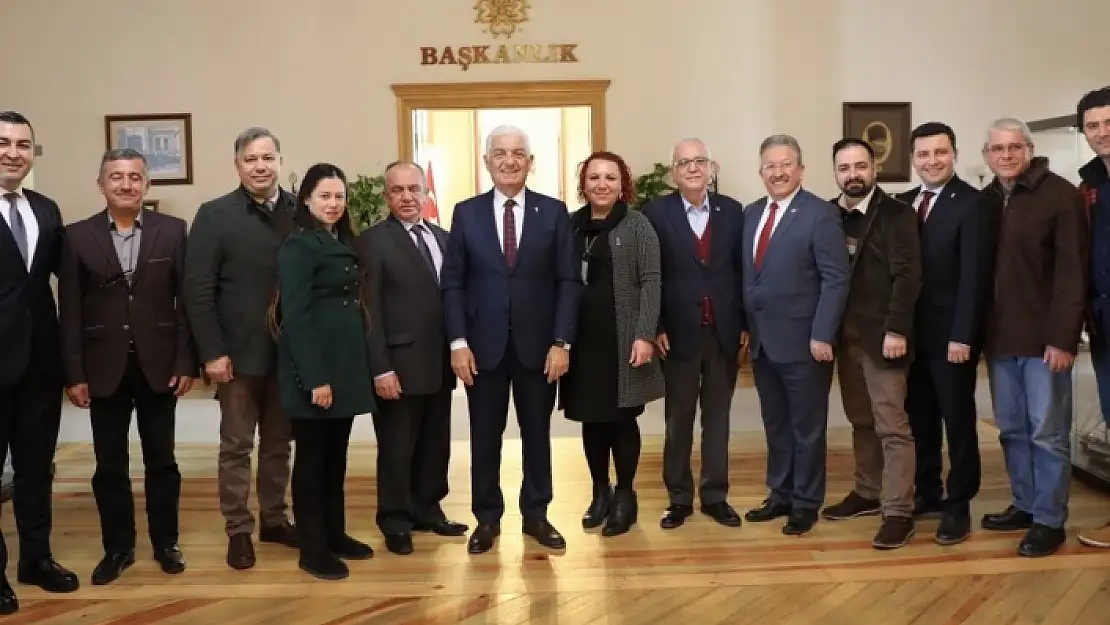 CHP Yatağan İlçe Başkanlığı Başkan Gürün'ü Ziyaret Etti