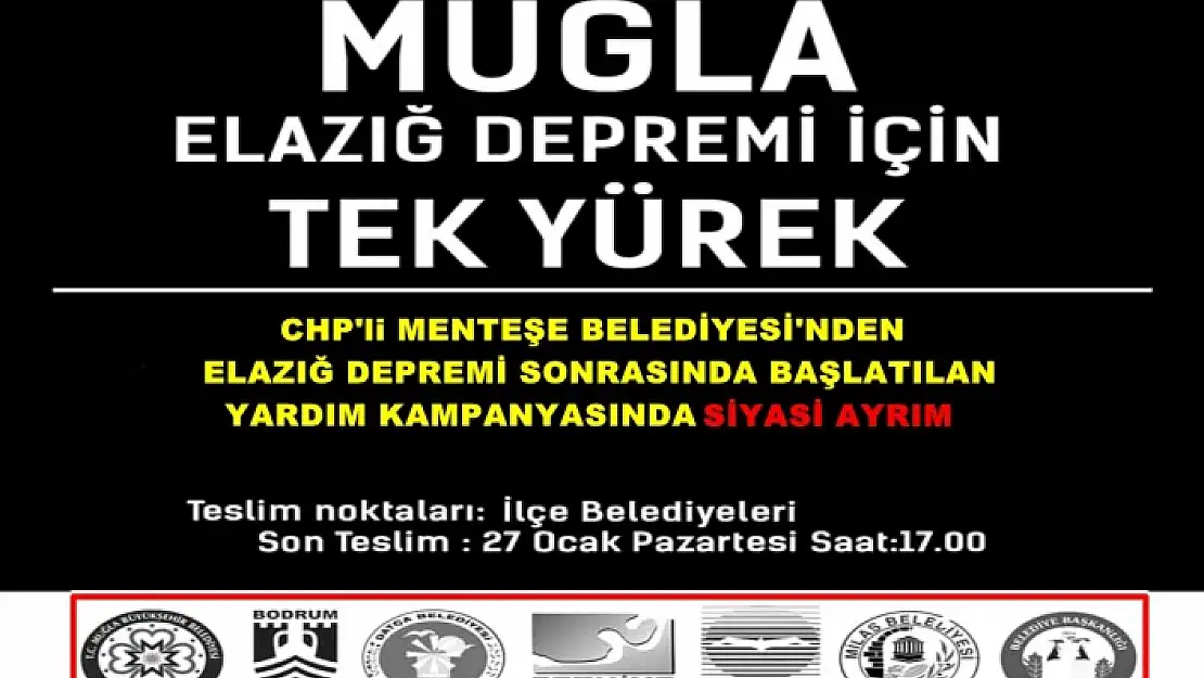 CHP'ye Yakışmadı: Yardım Kampanyasında Siyasi Ayrım!