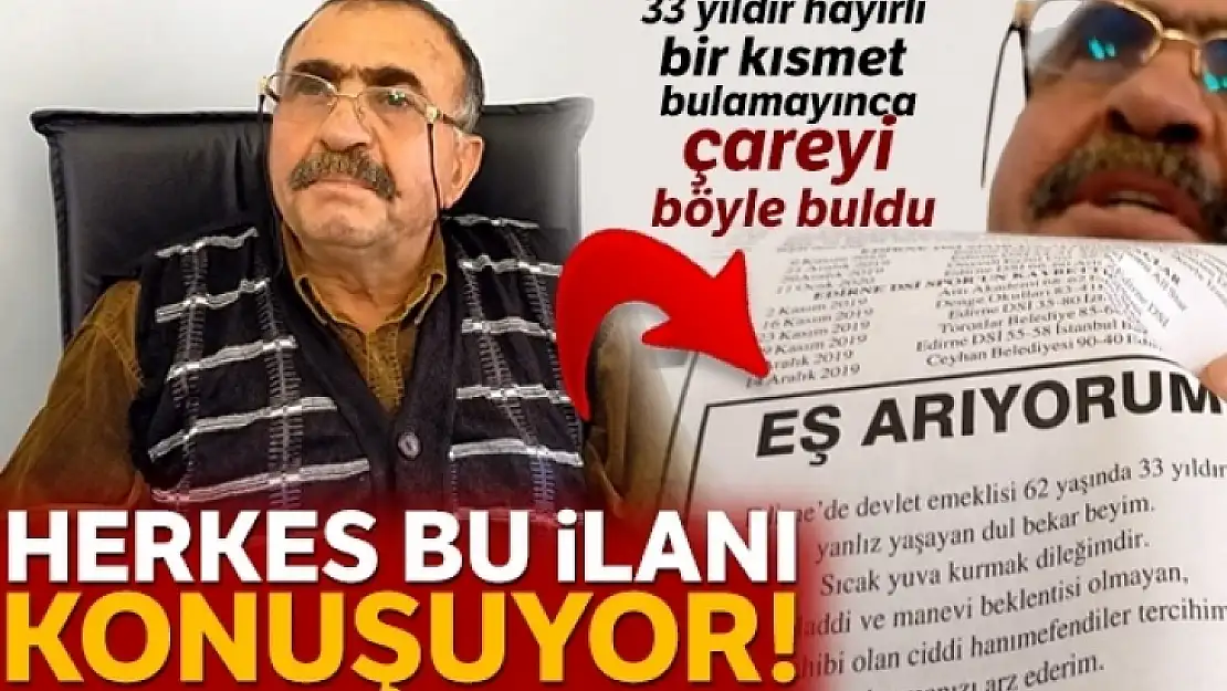 Gazete İlanıyla Eş Arıyor!
